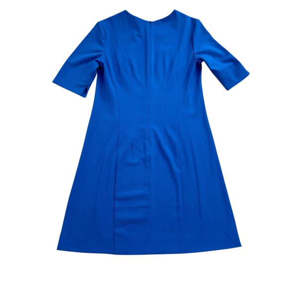M.M.LAFLEUR THE EMILY DRESS SIDE POCKETS ANTI-ODOR RECYCLED BLUE WOMEN SIZE 8 - Picture 6 of 12